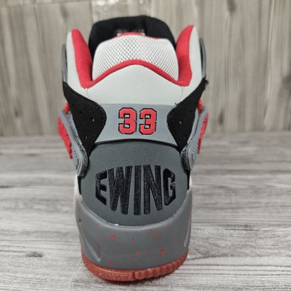 PATRICK EWING Rogue x ONYX Grey 3M Black Red Basketball Shoes Men's Size 9 NEW - Picture 10 of 16